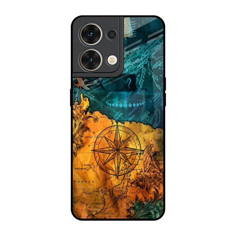 Architecture Map Oppo Reno8 5G Glass Back Cover Online
