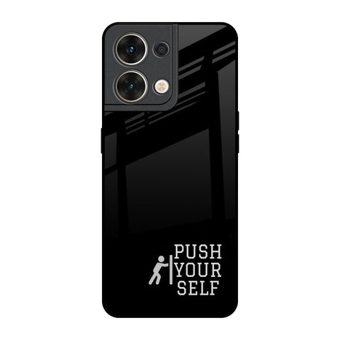 Push Your Self Oppo Reno8 5G Glass Back Cover Online