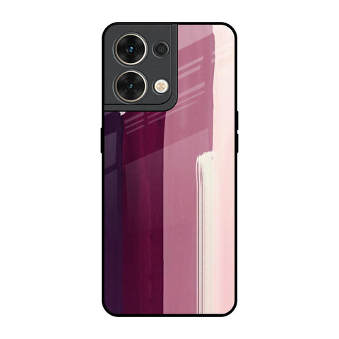 Brush Stroke Art Oppo Reno8 5G Glass Back Cover Online