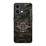 Army Warrior Oppo Reno8 5G Glass Back Cover Online
