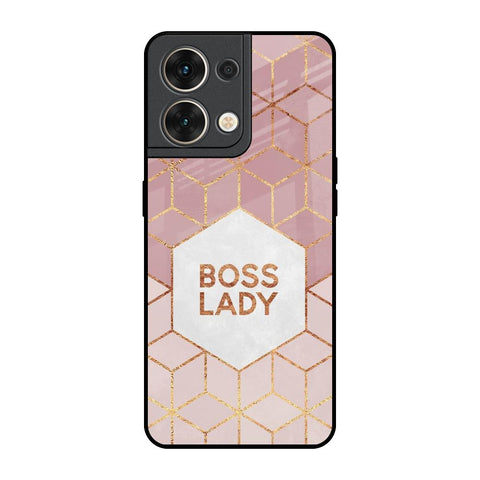 Boss Lady Oppo Reno8 5G Glass Back Cover Online