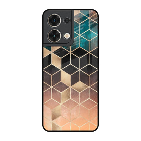 Bronze Texture Oppo Reno8 5G Glass Back Cover Online