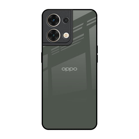 Charcoal Oppo Reno8 5G Glass Back Cover Online