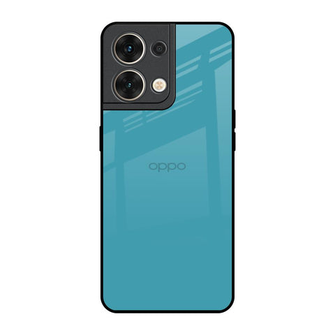 Oceanic Turquiose Oppo Reno8 5G Glass Back Cover Online
