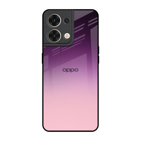 Purple Gradient Oppo Reno8 5G Glass Back Cover Online