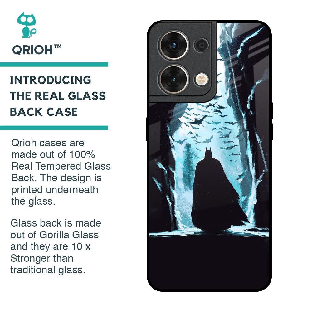 Dark Man In Cave Glass Case for Oppo Reno8 5G