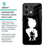 Monochrome Goku Glass Case for Oppo Reno8 5G