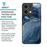 Deep Ocean Marble Glass Case for Oppo Reno8 5G