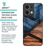 Wooden Tiles Glass Case for Oppo Reno8 5G