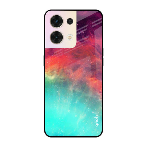 Colorful Aura Oppo Reno8 5G Glass Cases & Covers Online