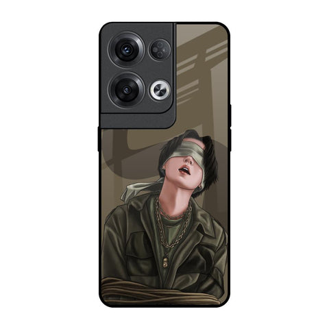Blind Fold Oppo Reno8 Pro 5G Glass Back Cover Online