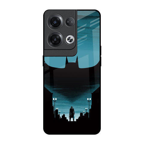 Cyan Bat Oppo Reno8 Pro 5G Glass Back Cover Online