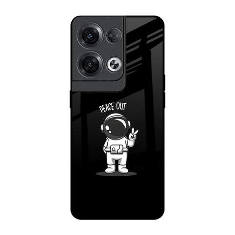 Peace Out Astro Oppo Reno8 Pro 5G Glass Back Cover Online