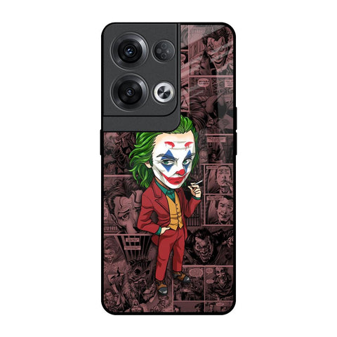 Joker Cartoon Oppo Reno8 Pro 5G Glass Back Cover Online
