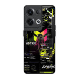 Astro Glitch Oppo Reno8 Pro 5G Glass Back Cover Online