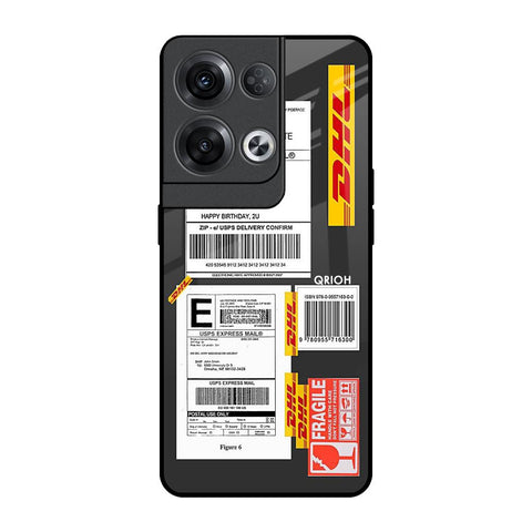 Cool Barcode Label Oppo Reno8 Pro 5G Glass Back Cover Online