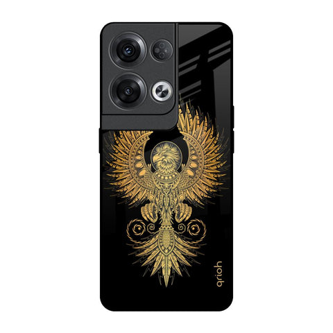 Mythical Phoenix Art Oppo Reno8 Pro 5G Glass Back Cover Online