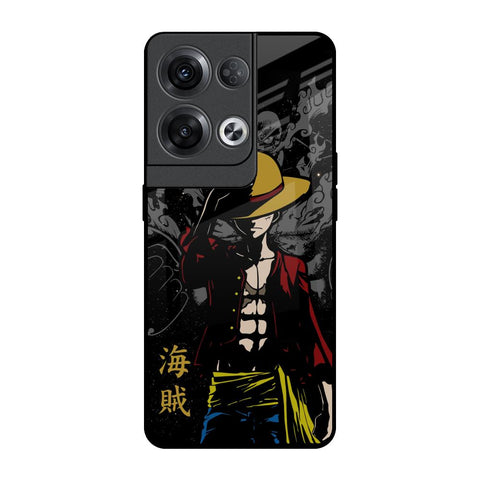 Dark Luffy Oppo Reno8 Pro 5G Glass Back Cover Online