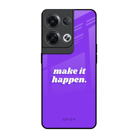 Make it Happen Oppo Reno8 Pro 5G Glass Back Cover Online