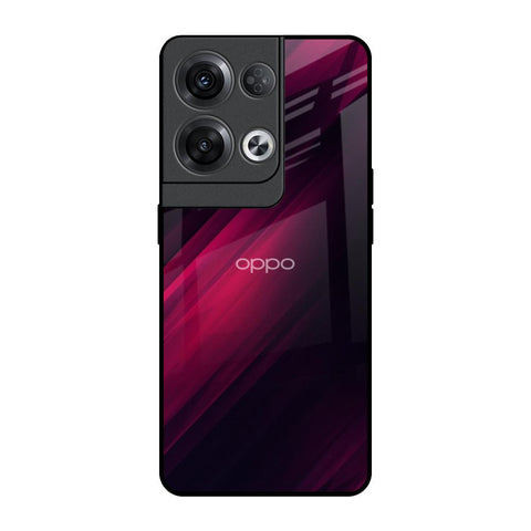Razor Black Oppo Reno8 Pro 5G Glass Back Cover Online