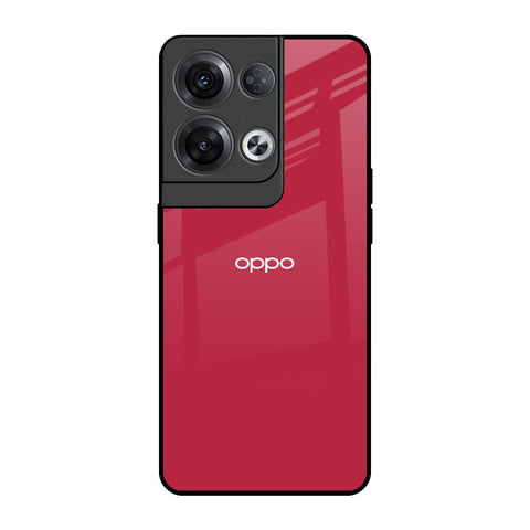 Solo Maroon Oppo Reno8 Pro 5G Glass Back Cover Online