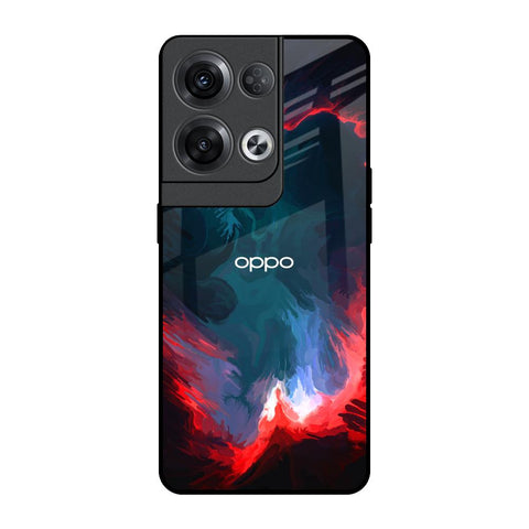 Brush Art Oppo Reno8 Pro 5G Glass Back Cover Online