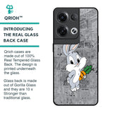 Cute Baby Bunny Glass Case for Oppo Reno8 Pro 5G