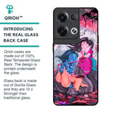 Radha Krishna Art Glass Case for Oppo Reno8 Pro 5G
