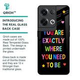 Magical Words Glass Case for Oppo Reno8 Pro 5G