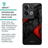 Modern Camo Abstract Glass Case for Oppo Reno8 Pro 5G