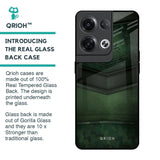 Green Leather Glass Case for Oppo Reno8 Pro 5G