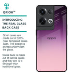 Purple Gradient Glass case for Oppo Reno8 Pro 5G