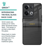 Grey Metallic Glass Case For Oppo Reno8 Pro 5G
