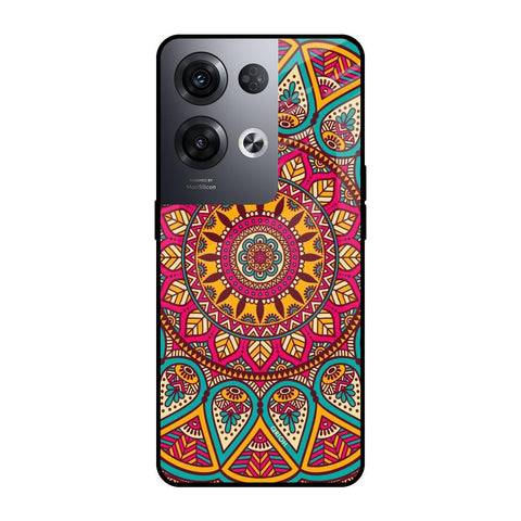 Elegant Mandala Oppo Reno8 Pro 5G Glass Cases & Covers Online