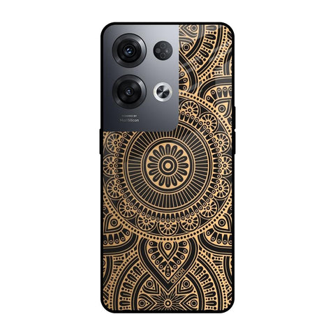 Luxury Mandala Oppo Reno8 Pro 5G Glass Cases & Covers Online