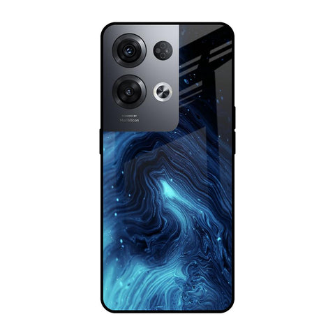 Dazzling Ocean Gradient Oppo Reno8 Pro 5G Glass Cases & Covers Online