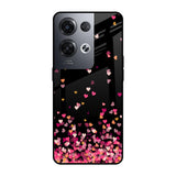 Heart Rain Fall Oppo Reno8 Pro 5G Glass Cases & Covers Online