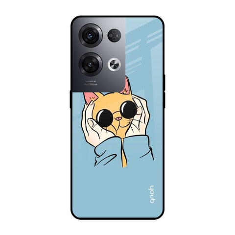 Adorable Cute Kitty Oppo Reno8 Pro 5G Glass Cases & Covers Online