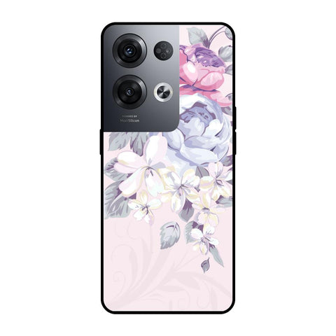 Elegant Floral Oppo Reno8 Pro 5G Glass Cases & Covers Online