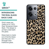 Leopard Seamless Glass Case For Oppo Reno8 Pro 5G