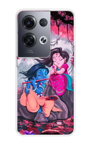 Radha Krishna Art Oppo Reno8 Pro 5G Back Cover