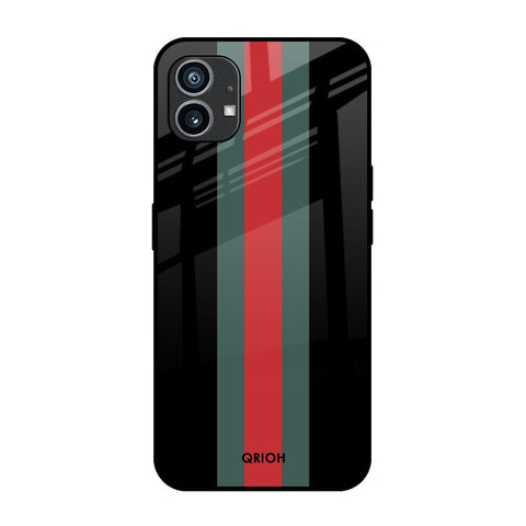 Vertical Stripes Nothing Phone 1 Glass Back Cover Online