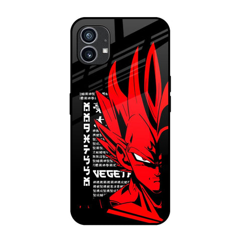 Red Vegeta Nothing Phone 1 Glass Back Cover Online