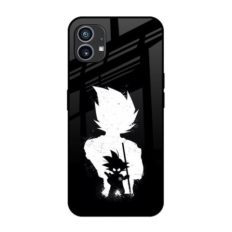 Monochrome Goku Nothing Phone 1 Glass Back Cover Online
