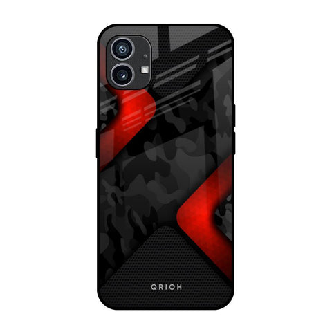 Modern Camo Abstract Nothing Phone 1 Glass Back Cover Online