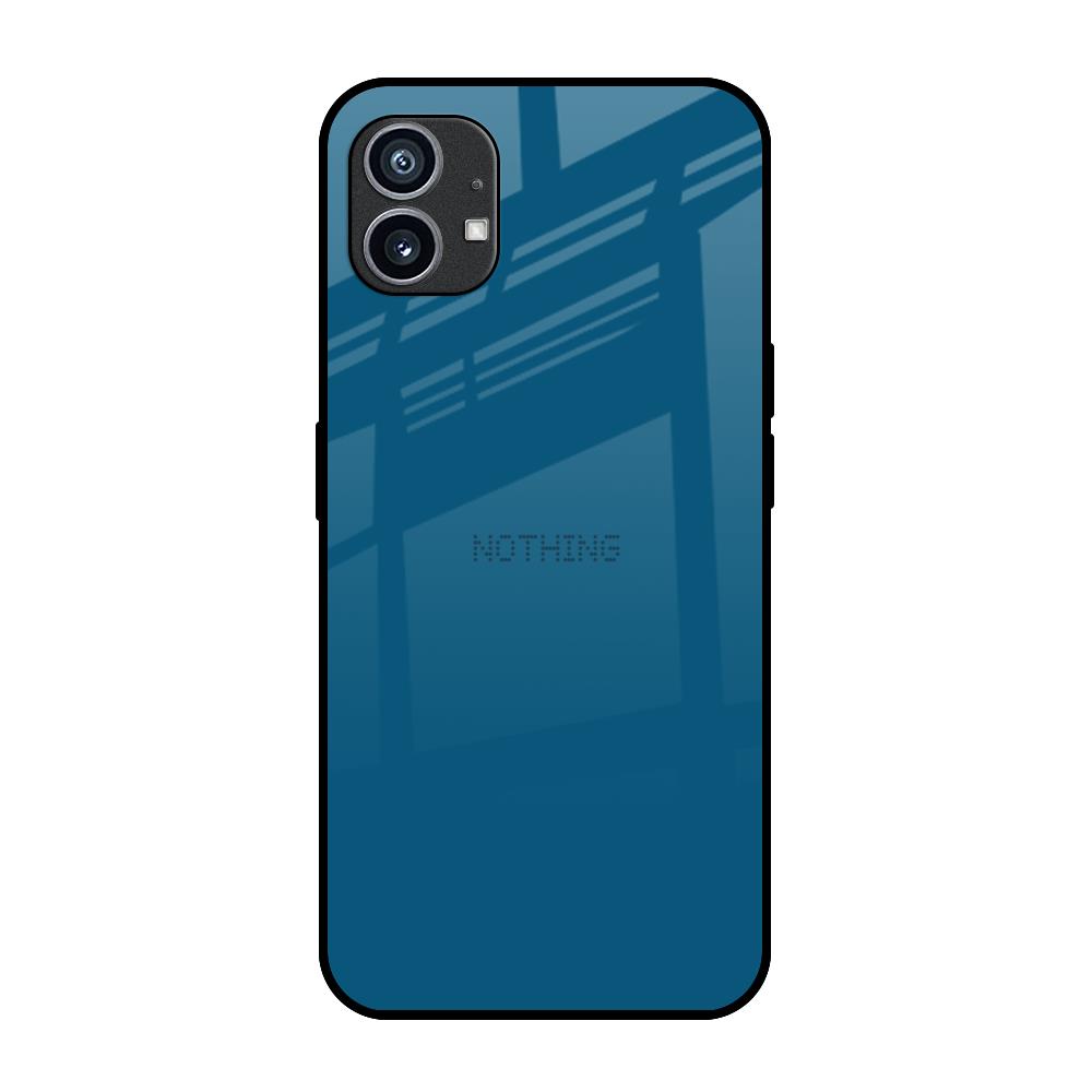 Cobalt Blue Nothing Phone 1 Glass Back Cover Online