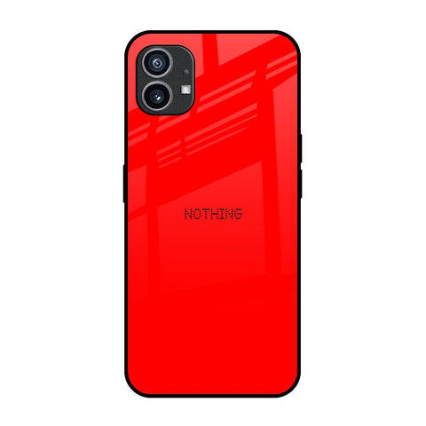 Blood Red Nothing Phone 1 Glass Back Cover Online