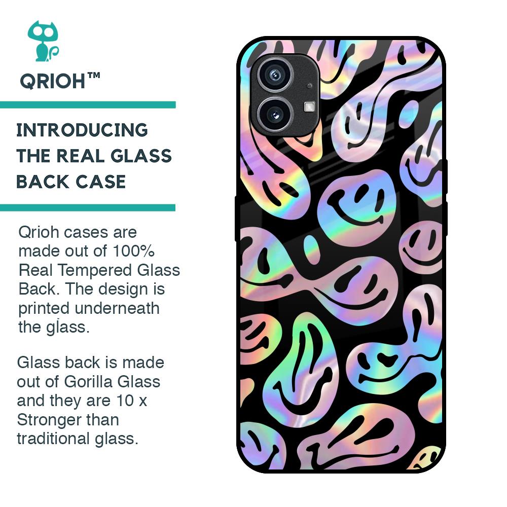 Acid Smile Glass Case for Nothing Phone 1