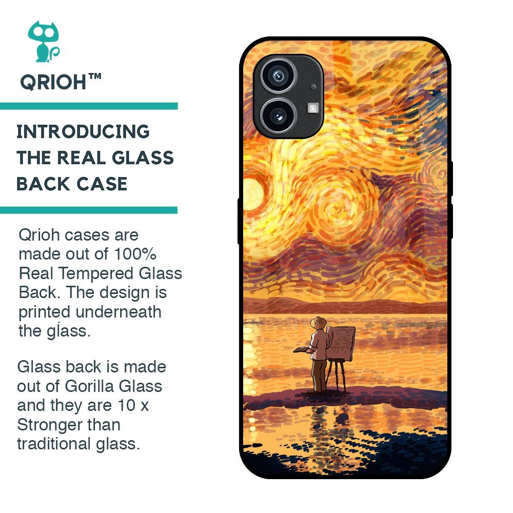 Sunset Vincent Glass Case for Nothing Phone 1