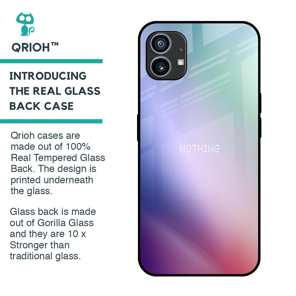 Abstract Holographic Glass Case for Nothing Phone 1